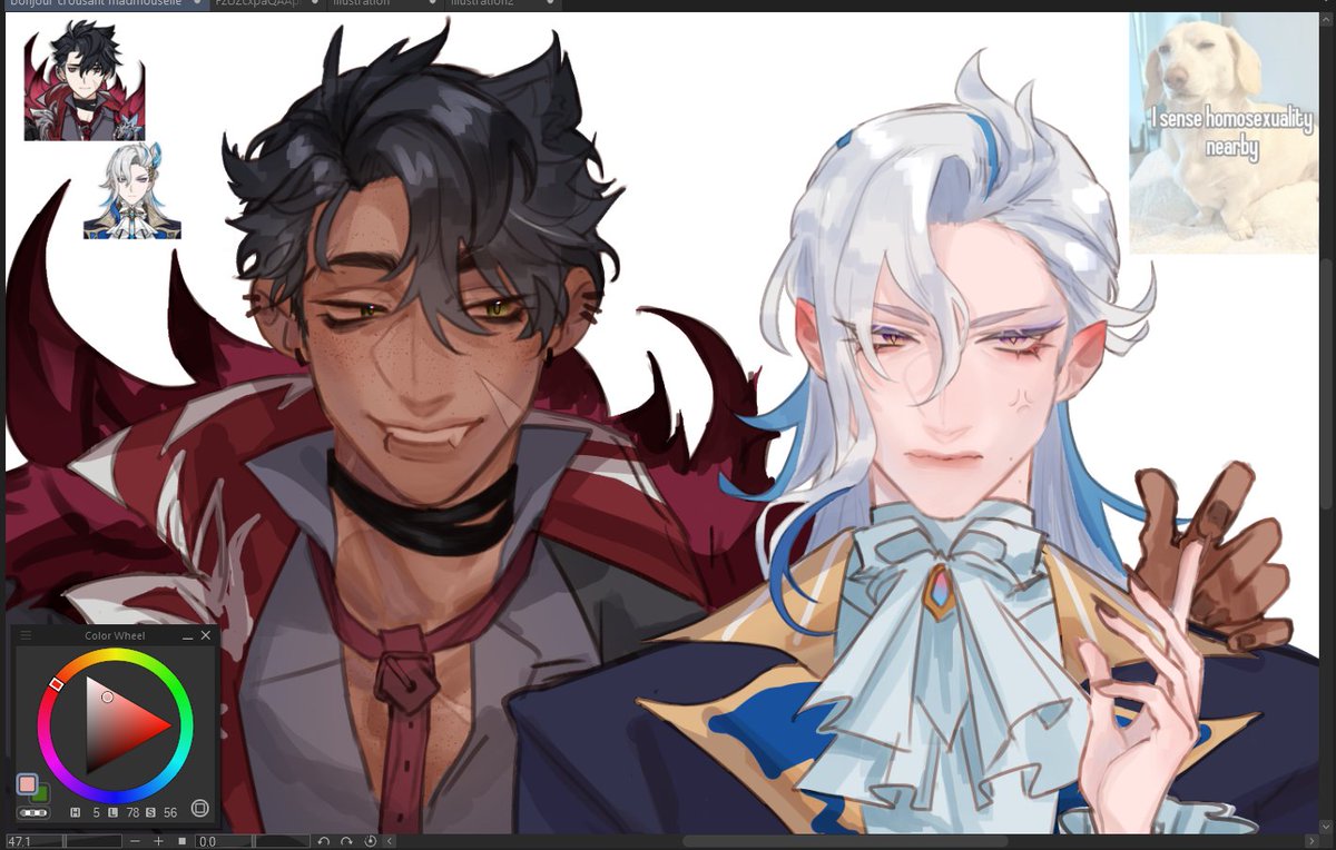 i really hope that neuvillette and цriothesley (i call him whoreslay) will have interactions cause i already brainrot over them a lil<3