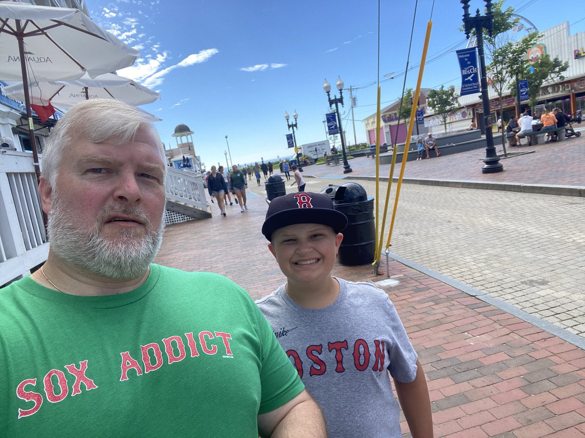 Repping the Sox in Old Orchard Beach #soxaddict #survivinggrady #gosox