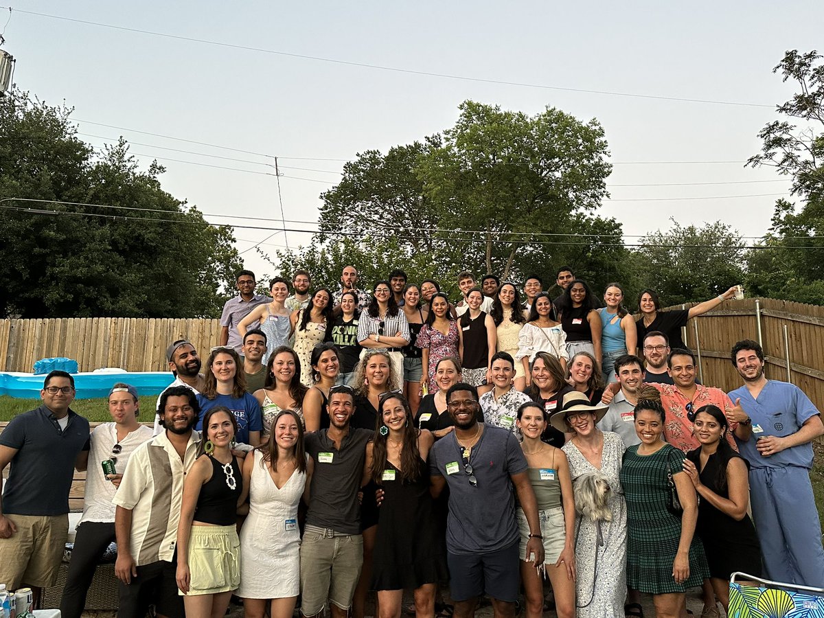Jalen Harvey, MD (@jharvmd20) on Twitter photo Friday we graduated our fearless chiefs!
Saturday we welcomed the next generation!
<a href="/UTSWSurgeryLife/">UTSW Surgery Residents</a> #InternWelcomeParty Friday we graduated our fearless chiefs!
Saturday we welcomed the next generation!
<a href="/UTSWSurgeryLife/">UTSW Surgery Residents</a> #InternWelcomeParty