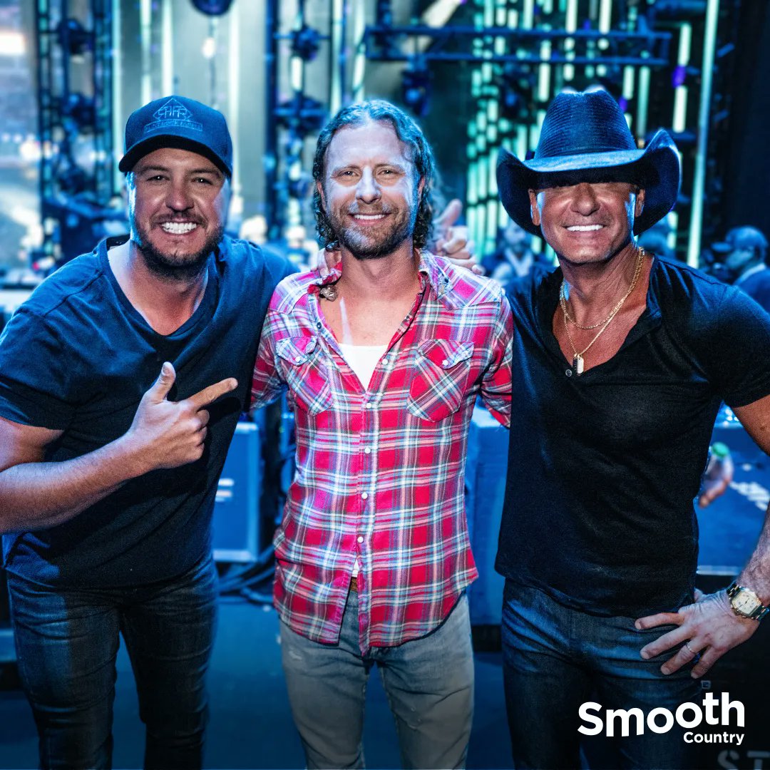 .@lukebryan, @DierksBentley and @TheTimMcGraw. 📸😄