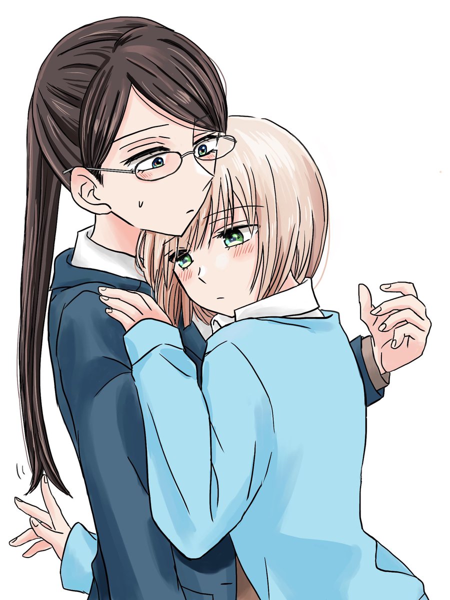 ミオリネ・レンブラン ,スレッタ・マーキュリー 「#百合の日 折角なので過去絵(背景色無しで統一した)だけど百合味あるイラスト選ん」|イチゴムスメのイラスト