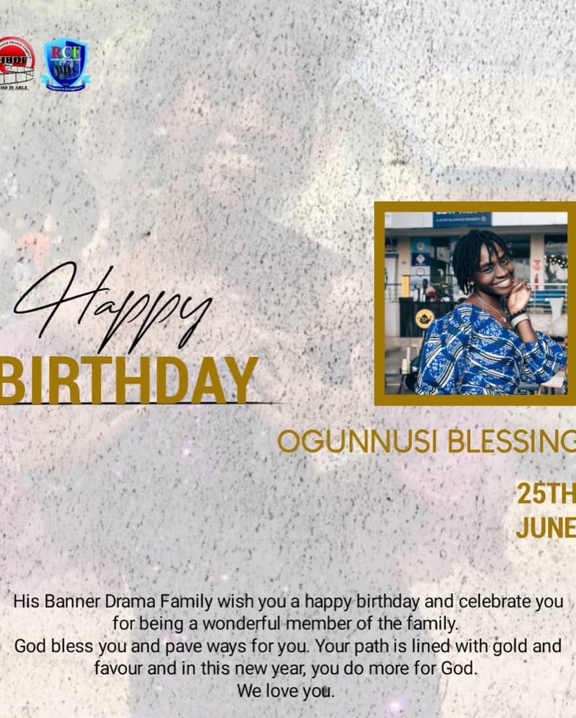 hbdf_rcfeksu's tweet photo. Happy Birthday HisBanner  Ogunnusi BLESSING🎉🍾. The LORD satisfy you with his desires. We pray this new year you come to know who GOD has called you to https://t.co/4mRIMOmSjW excel in all your endeavours. You succeed in everything you do. https://t.co/1d4bUjwAJ9