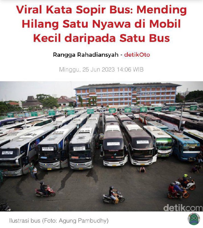 Hati-hati berkendara di dekat bus guyss 💚
Prinsip kyk gini sebenernya udah ada dari lama