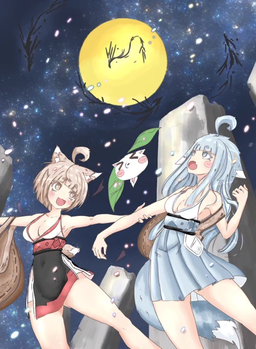 参加失礼致します 稲取神もちぎつねと申します  オリジナルキャラの天狐姉妹と一緒に いろんなところを旅したり、2人の旅の記録を描いたりしております  話すのがとても好きなので是非一緒に お話ししたいなって思ってくださった方はもちぎつねと相互になりませんか よろわふなの