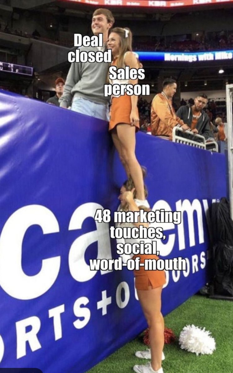 Marketing x sales for B2B startups should work in harmony  🚀🚀