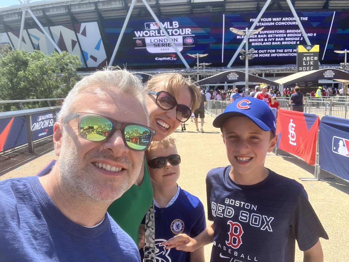 Amazing night of baseball on Saturday, blighted by having our trains cancelled this morning. 😞 

Perfect excuse for another day of baseball 😁⚾️!! Here we are back for game two!