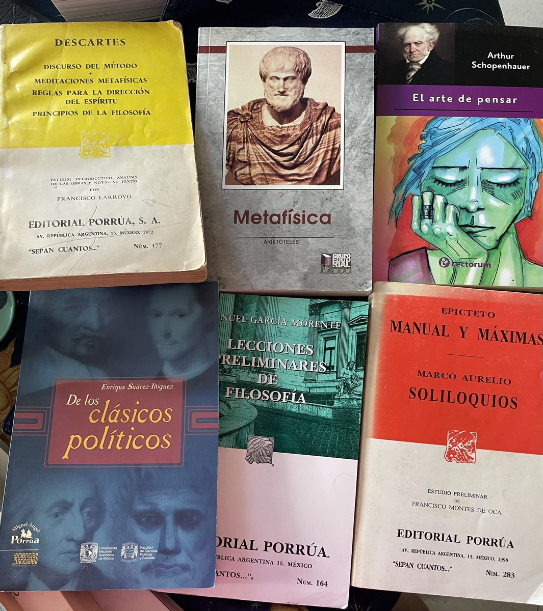 MonicaMateosV's tweet image. Si algún novel filósofo quiere estos libros (sobre todo a los nuevos preparatorianos), se los obsequio con gusto, solo diga “yo” y le mando por DM los datos de dónde puede pasar por ellos en la CDMX, por la alcaldía Benito Juárez 😉 #LibrosparaTODOS