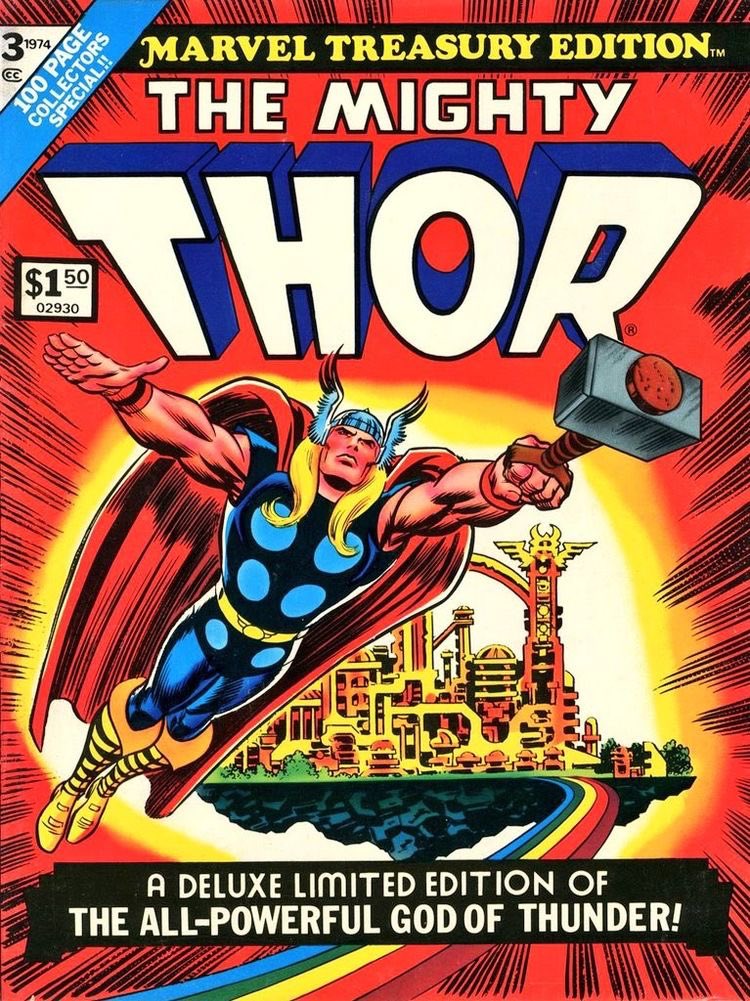 One of my favorite Marvel Treasury Editions, sporting one of the best covers to boot. Art by Jazzy John Romita Sr. (1974) #comics #Marvel #MarvelComics