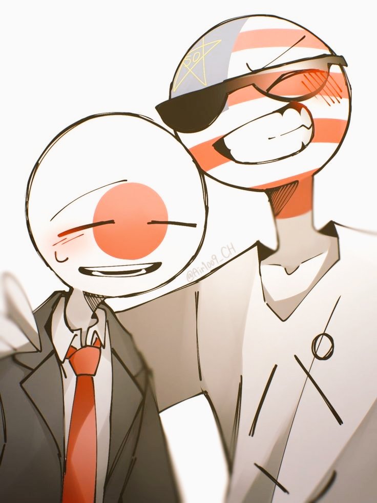 AnayahAvril's tweet photo. 🇯🇵🇺🇲
#CountryHumans
#CountryHumansAmerica
#CountryHumansJapan https://t.co/xFJo24V8As