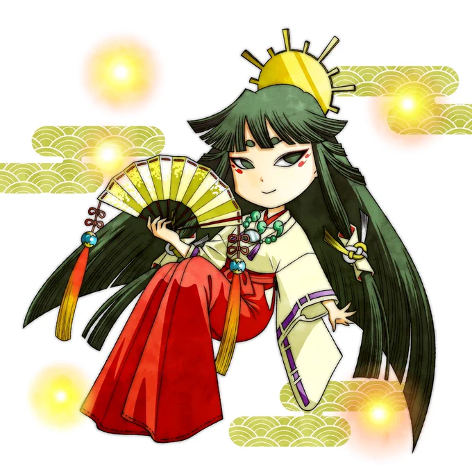 #ドイヒーひとコマ 過去絵 あの頃のににんがしは、いろんなデフォルメに挑戦していた──