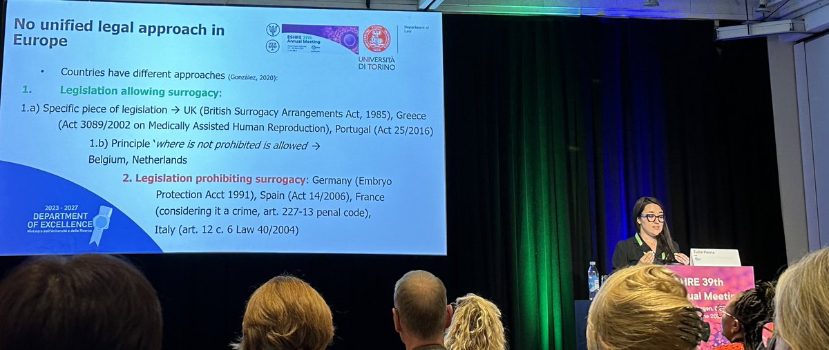 #ESHRE2023 
Are we heading towards an European unified legal approach on surrogacy? @IsaTul would you like to share your thoughts? 
@ESHRE @theESHRE5