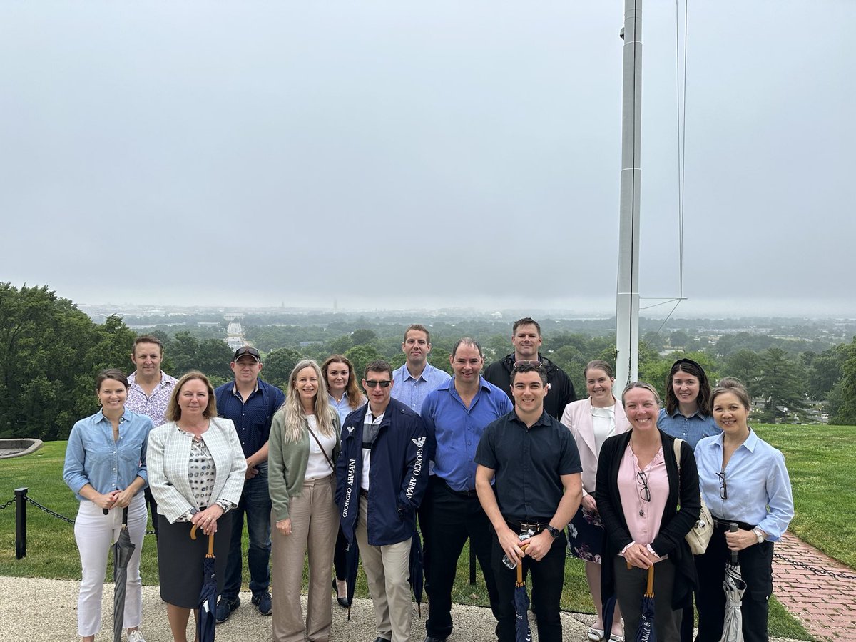 Understanding our coalition partners and allies history is important; it was great to tour Arlington National Cemetery, Gettysburg and The Pentagon this week with some of our Army’s best NCOs. @AustralianArmy