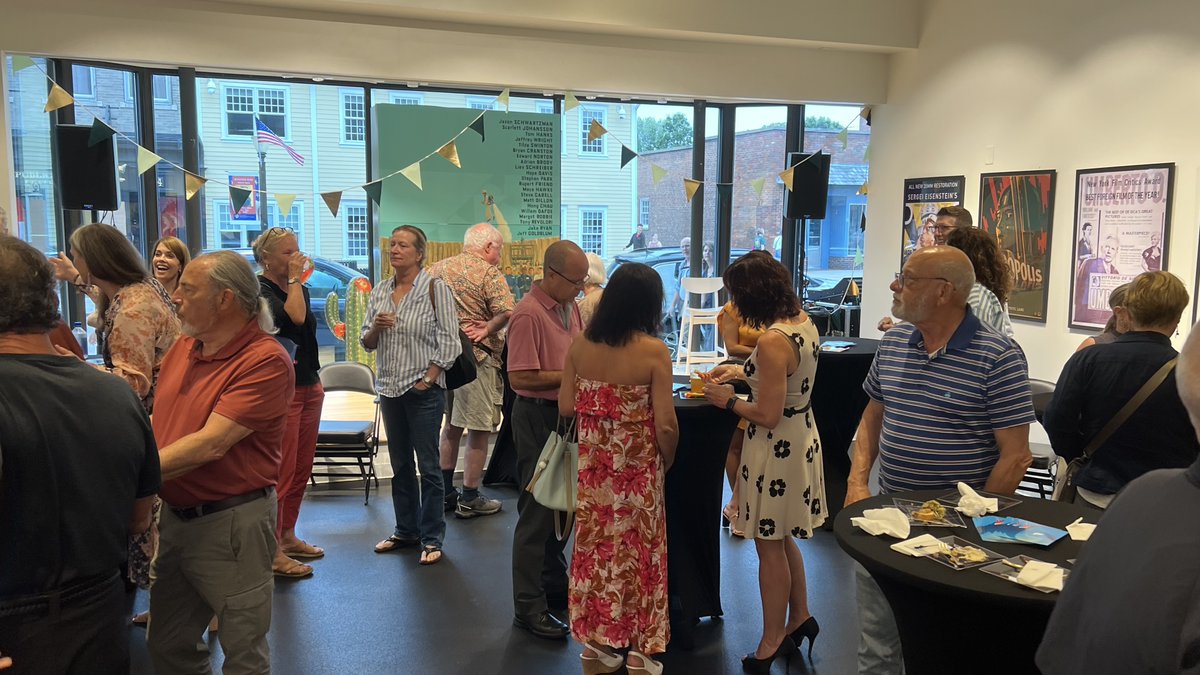 MysticFilmFest's tweet photo. We had a packed house for the screening of actor / director Karen Allen's beautiful short film, A Tree. A Rock. A Cloud, include Karen Allen herself! Thanks to our partners, sponsors, board of directors, and volunteers for supporting this event! https://t.co/zl04oKRsSH