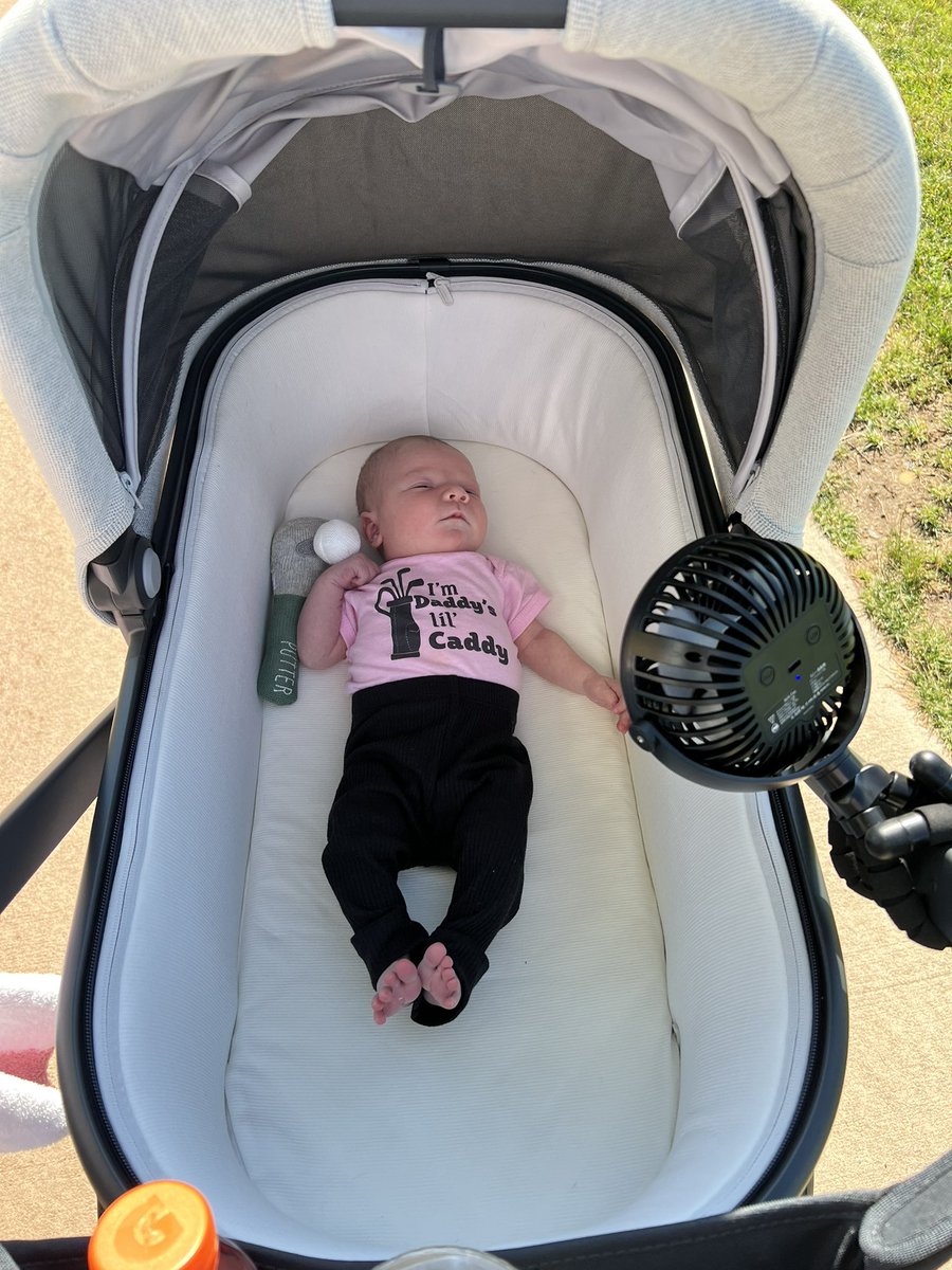 Connor_J_Hughes's tweet image. Them: You better get your golf in now. You’ll never play when the baby comes.
Me: You’re probably right. Unless …