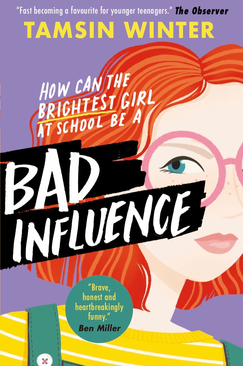 Absolutely delighted BAD INFLUENCE is a YA Book of the Month in today's @observer 'heart and humour in this important, empowering read.' Out now in all good bookshops & signed copies available on my website ♡