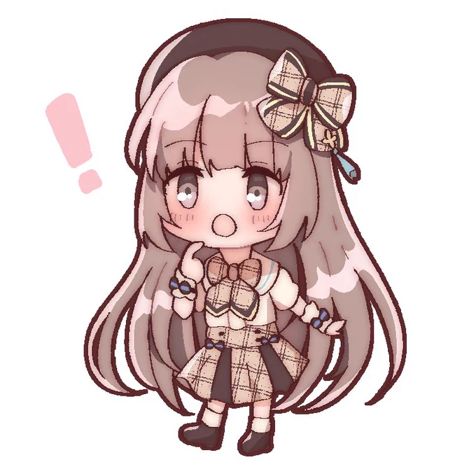 ほっぺの斜線描かないと死ぬ病気にかかっています  #ほっぺの斜線は可愛い