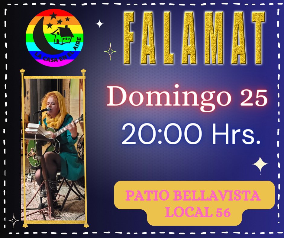 Domingo de música en vivo en <a href="/LaCasaenelAire/">La Casa en el Aire</a> desde las 20:00Hrs. Estaré cantando para ustedes 💖!
Anda la abundancia de sueños e intuiciones, sintiendo que la presencia lo transforma todo! 🌀✨️🎶! #compositora #guitarra #canto #música