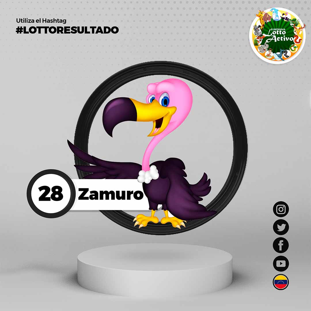 #lottoresultado del 25/06/2023

Sorteo N°:2447-B

10:00 AM.
 28 - ZAMURO 

#venezuela #elpatronus #LottoActivo