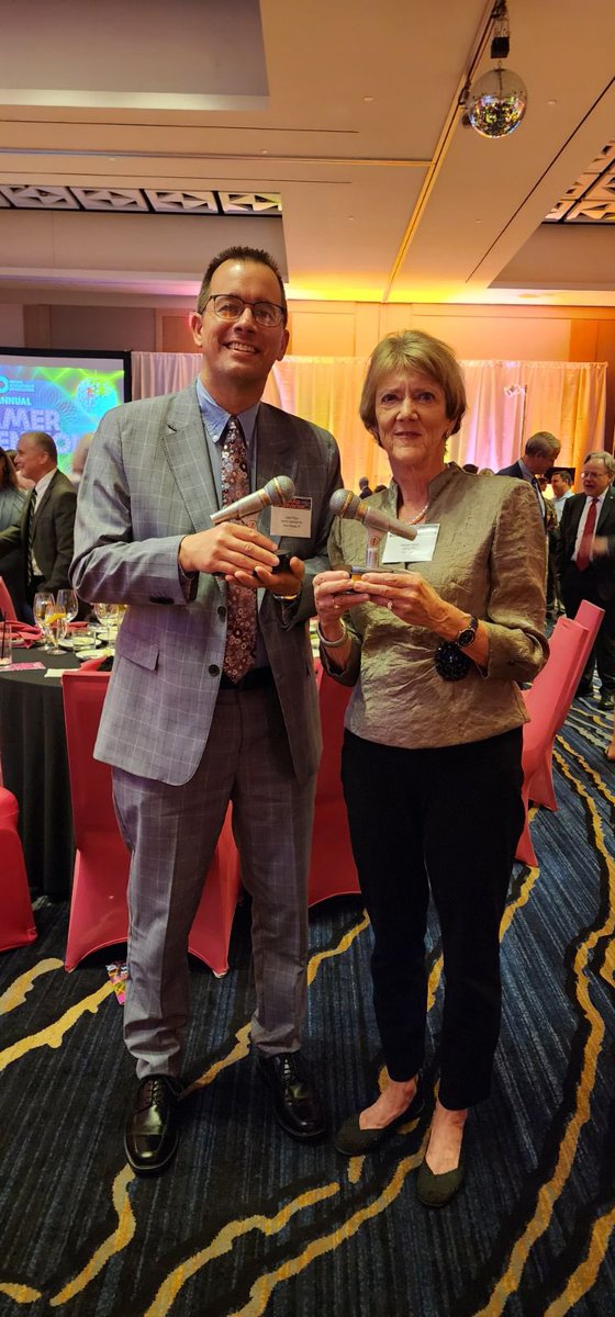 JFloyd6942's tweet photo. I am very humbled that our @EHCFootball coverage won the @VABTweets award for non-commercial sports broadcasting Friday.
I am proud to share the booth with talented color analyst @waspnut, who makes it all happen.
I am certainly proud for @WEHC_Emory, which went 3-for-3!
#VAB https://t.co/lfzZ788bbQ