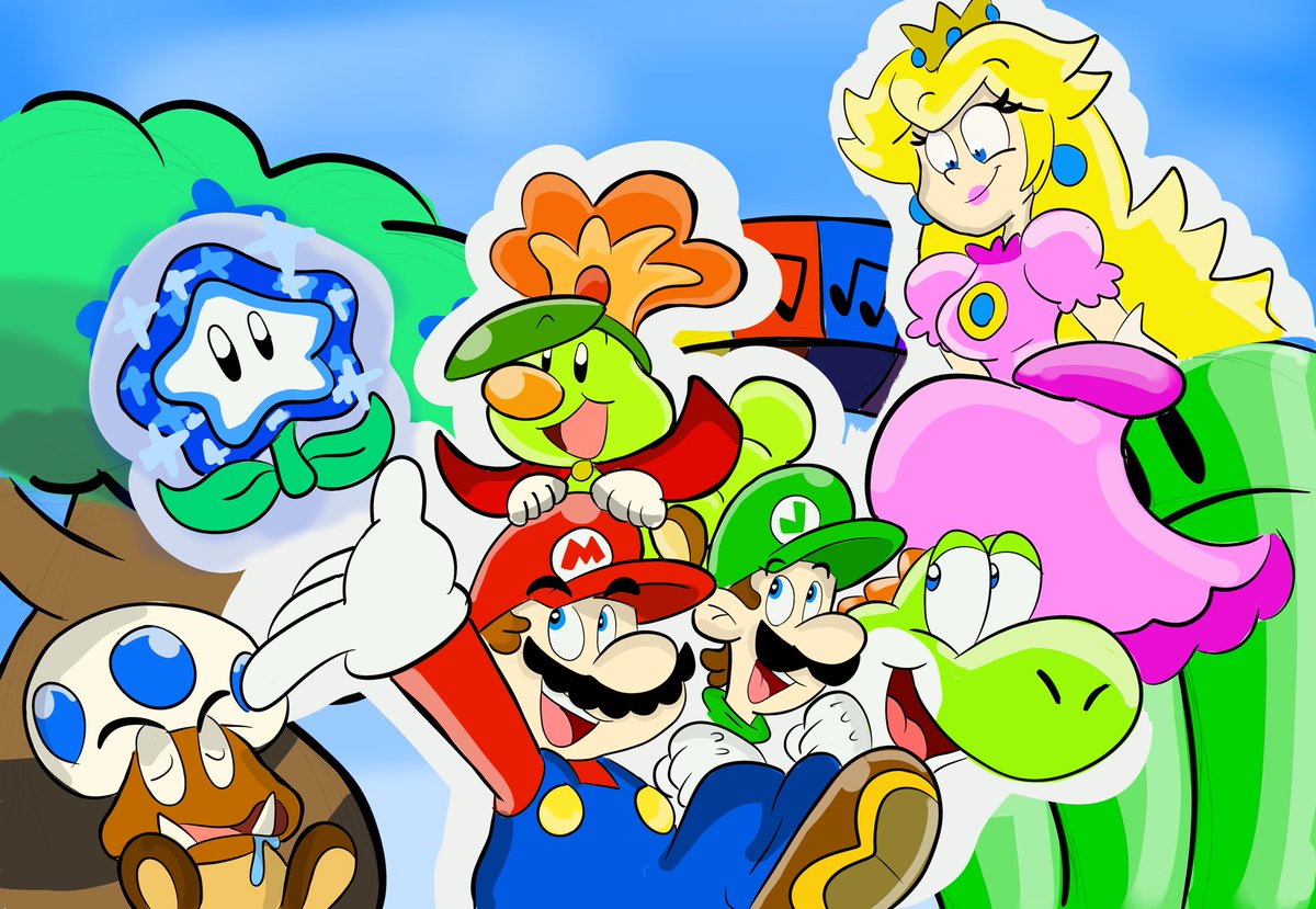 Super Mario Bros Wonder fan art!