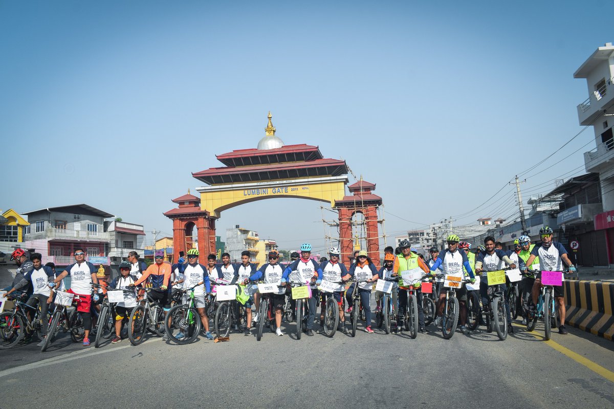#Bhairahawa
Cycle Rally in Bhairahawa on June 4, 2023.

The event was part of the global solidarity #PedalForPeopleAndPlanet where peoples and communities are united in demanding #RealSolutionsToTheClimateCrisis through biking!