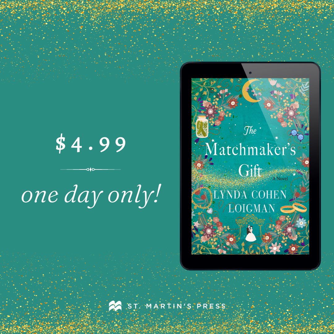 In case you’re looking for some fun today, the ebook of The Matchmaker’s Gift is on sale! One day only! Spread the word! 💚