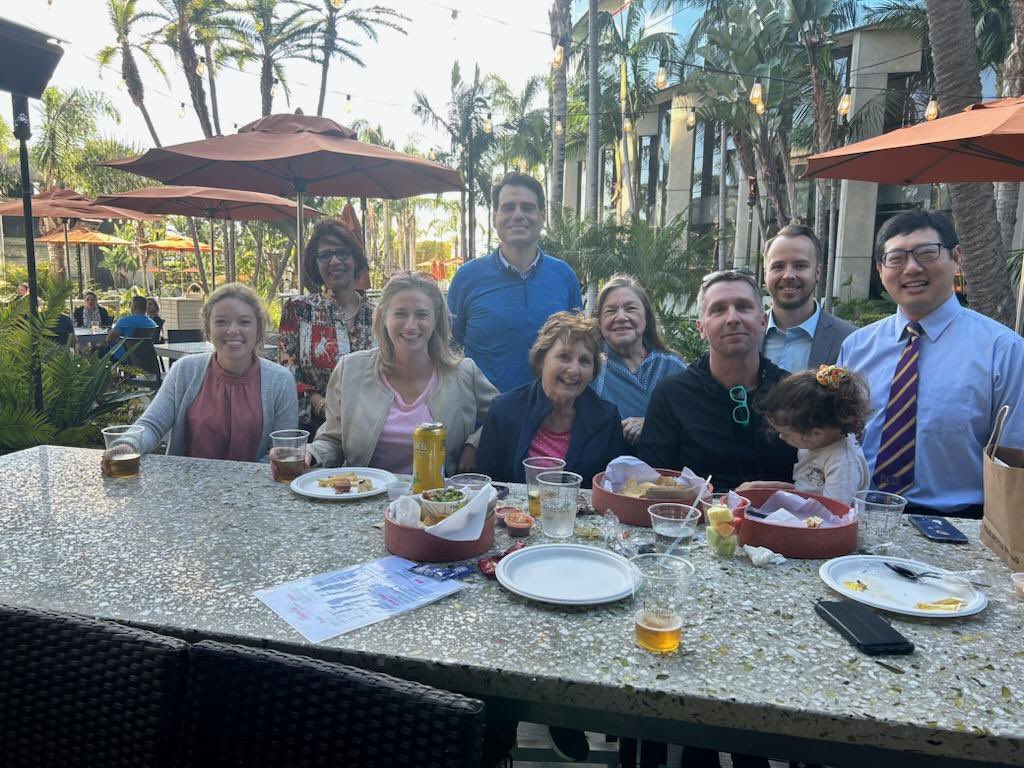 PBRCNews's tweet photo. Some of our researchers having an @lsubaseball watch party, all the way in San Diego at #ADA2023 - Geaux Tigers! https://t.co/JPSeAw2AHU