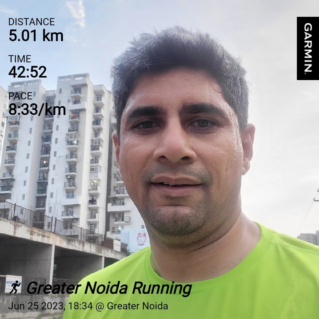 5 KM Walking/Running 🏃‍♂️🌞

All great achievements require time 🤓

#running #garmin #beatyesterday