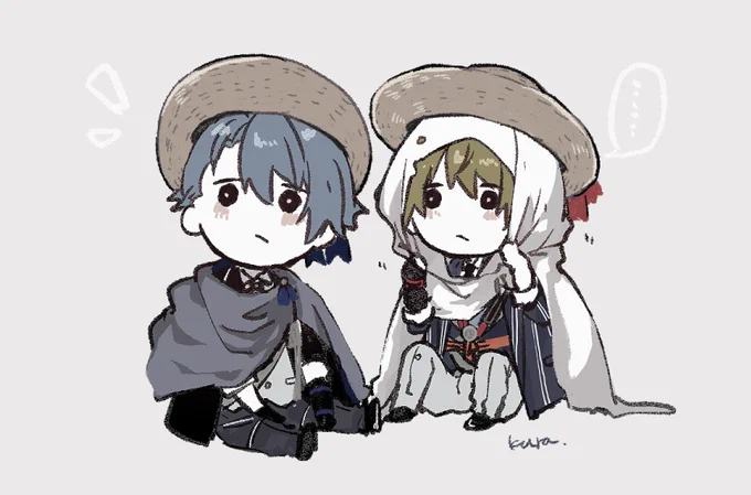 アクスタにする予定のうぶ伯仲ちゃんに麦わらをかぶせるかかぶせないかで悩む。