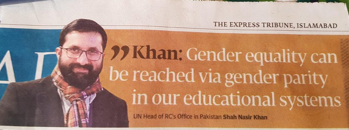 @shahnasirkhan One of the most enthusiastic & ambitious   #HeForShe & advocate of  #GenderEquality. #CooperationFramework  @uninpak @sharmeela @unwomeninpak