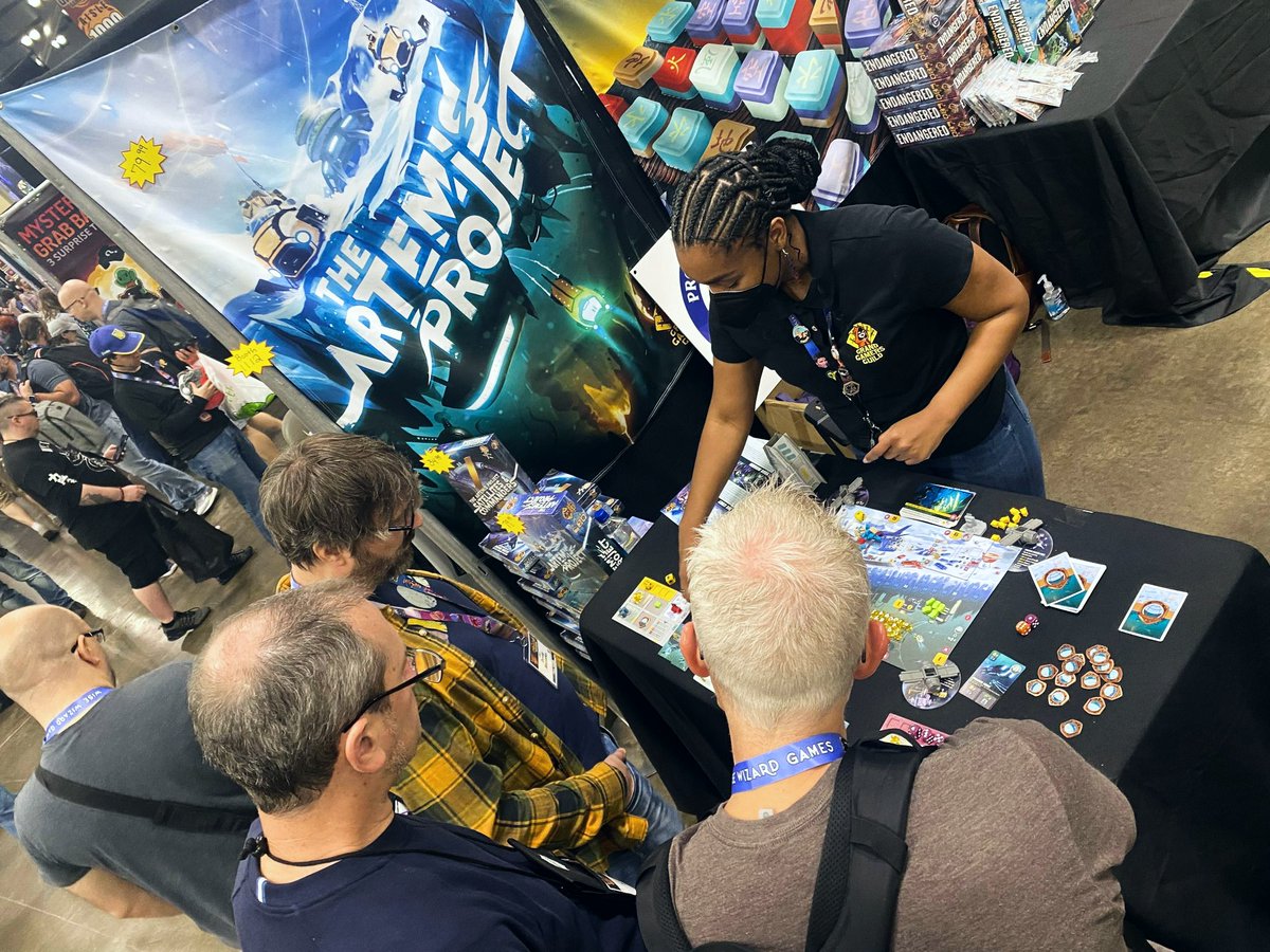 Come sail the sea, explore outer space, and visit Grandma's ghost!

Grand Gamers Guild Booth #1112 at Origins! #boardgames #origins