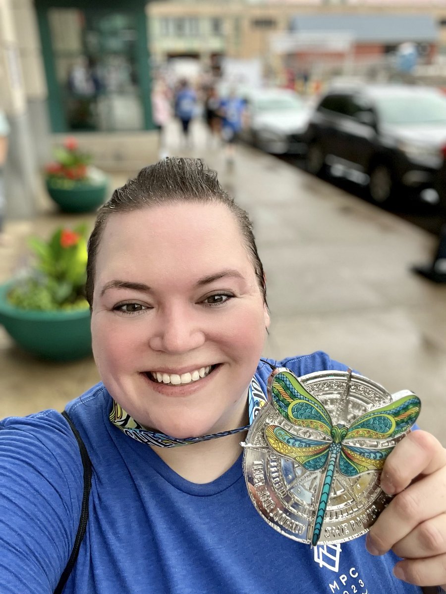 MLady_Lauren's tweet photo. Some of my @HoosierPeakers sisters and I completed a 5k in the pouring rain this morning. 10/10 would recommend โ we were like little kids, splashing around having fun! ๐๐ปโโ๏ธ
#ShePower5k #PeakerPower #MPC2023 @MyPeakChallenge @SamHeughan https://t.co/O0zKEJciwQ