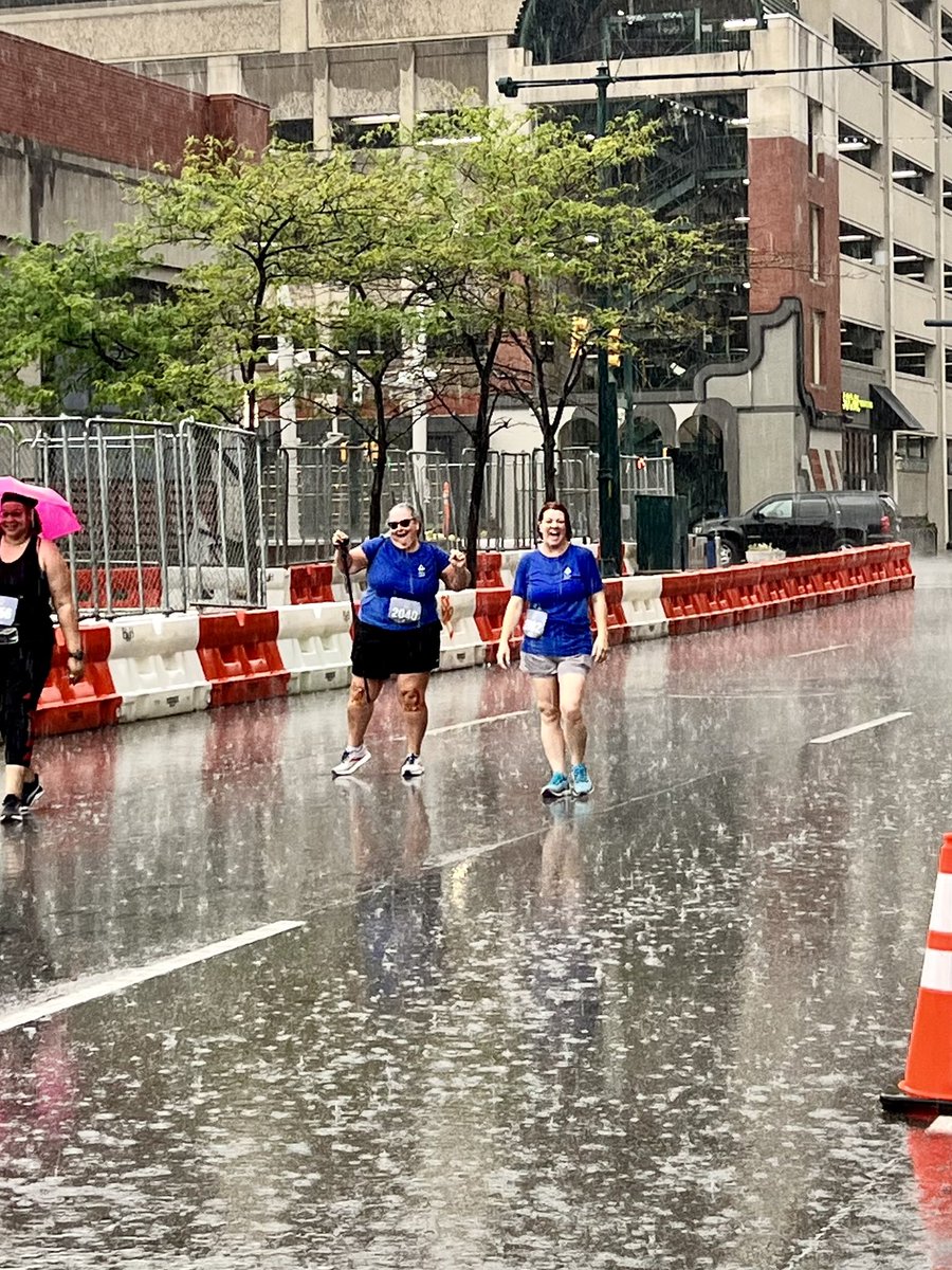 MLady_Lauren's tweet photo. Some of my @HoosierPeakers sisters and I completed a 5k in the pouring rain this morning. 10/10 would recommend โ we were like little kids, splashing around having fun! ๐๐ปโโ๏ธ
#ShePower5k #PeakerPower #MPC2023 @MyPeakChallenge @SamHeughan https://t.co/O0zKEJciwQ