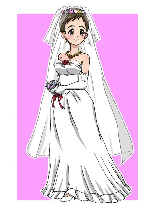 #週末ガルパンお絵描き120分一本勝負20230625 #週末ガルパンお絵描き120分一本勝負  お題「黒森峰女学園」から小島エミちゃんです 小島エミ【JB2023】