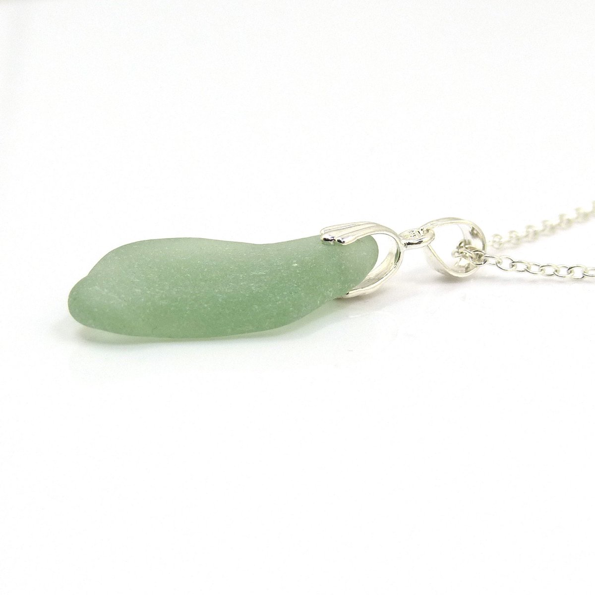 Cucumber Sea Glass Pendant, Beach Glass, Seaglass Pendant MAYA tuppu.net/ed3cc293 #supportsmallbusiness #thestrandline #UKGiftAM #shopindie #elevenseshour #womaninbizhour #EarlyBiz #HandmadeHour #Etsy #UKGiftHour