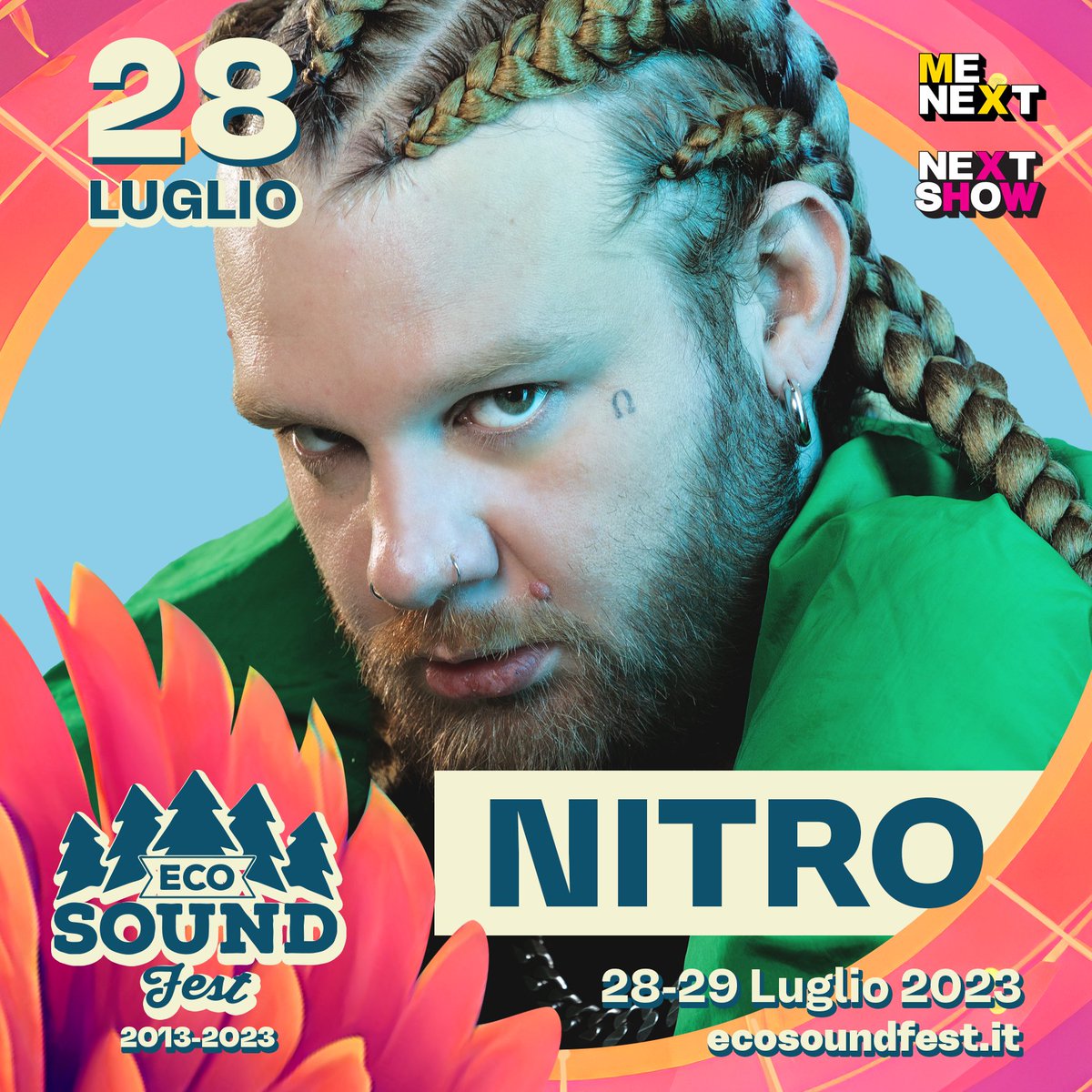 È ora di scaldare l'estate 🔥
Nel rap ci sono tanti king, ma un solo outsider. Direttamente dalla Machete Crew, uno dei rapper italiani più originali degli ultimi 10 anni!
<a href="/NitroakaWilson/">Nitro Wilson</a> 
28 Luglio💚#EcoSoundFest2023
Caprarola (VT), Parco delle Ex Scuderie Farnese
#MacheteCrew