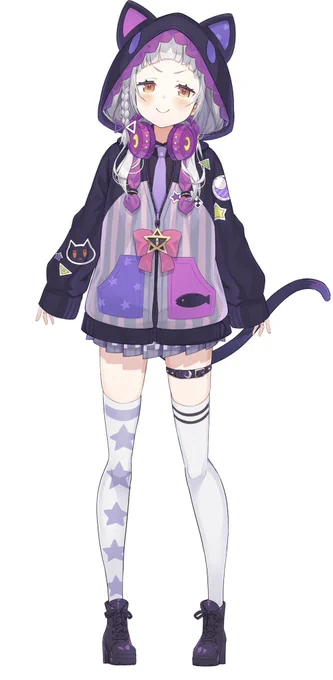 かわいい～?  #紫咲シオン新衣装