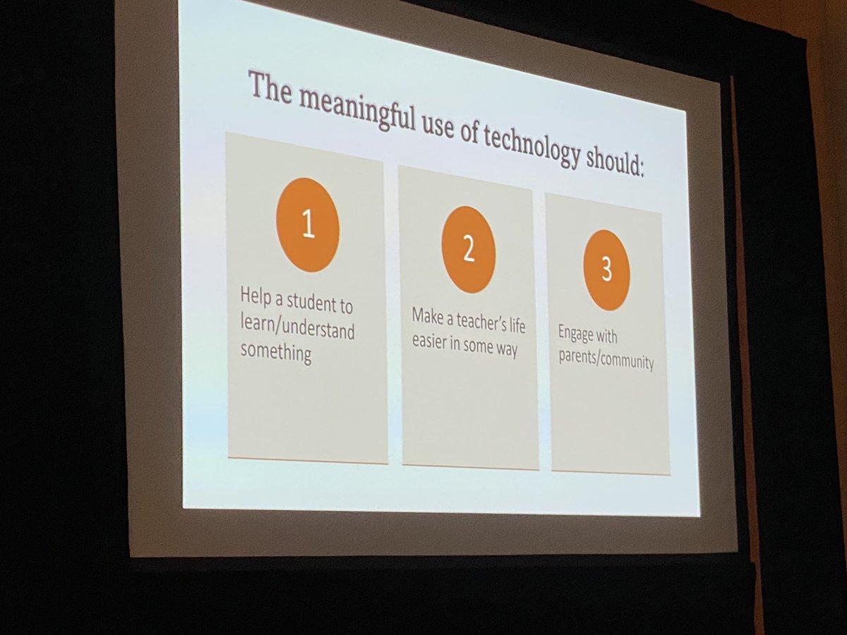 wkingbg's tweet image. Craig Nichols on the importance of meaningful use of technology. #tmiste #ISTELive