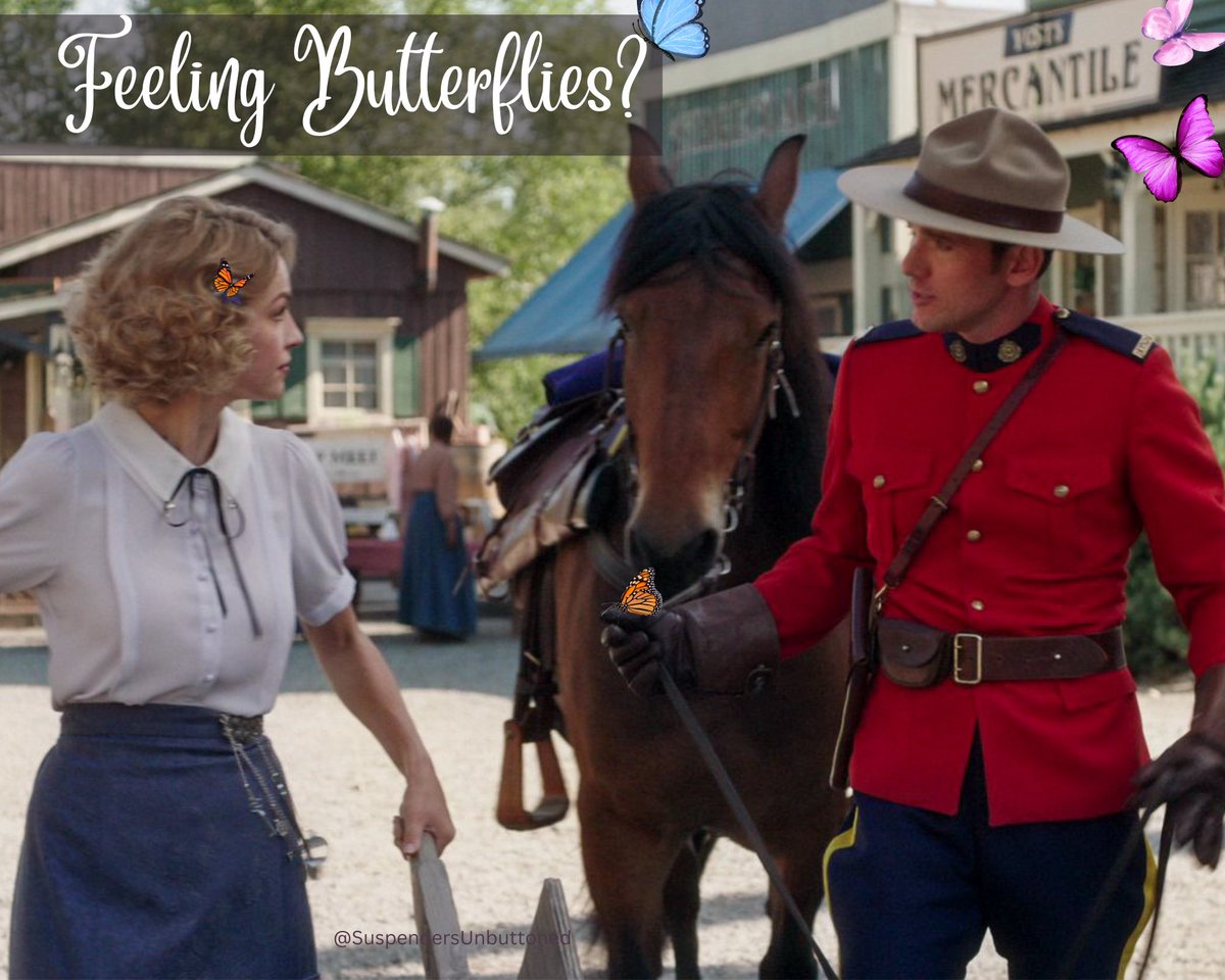 Loved watching 
@imKaylaWallace & @kevin_mcGarry 
In #FeelingButterflies last night!🦋

Clearly Nathan is talking with all the
single ladies in Hope Valley!
I bet he thinks she’s pretty 😍
📸 @SCHeartHome
Happy Serge Sunday!
#hallmark #whencallstheheart #romance #McGarries #kevla