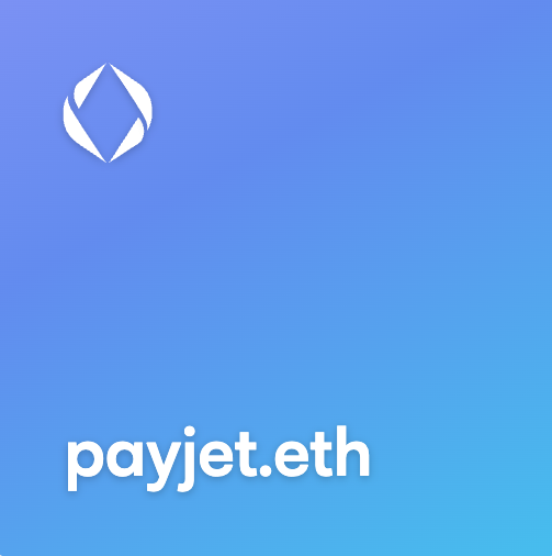 HodlingDomains's tweet photo. Looking to create a powerful brand in the #crypto space? 🚀

Consider owning payjet.eth, a #premiumdomain for your crypto #payment platform or fintech venture💰

Secure this valuable #web3 asset now and soar to new heights! 💸💎

#ENS #ensdomains #ETH #crypto #ensdomain #ENSMaxis https://t.co/71MJtoCZD9