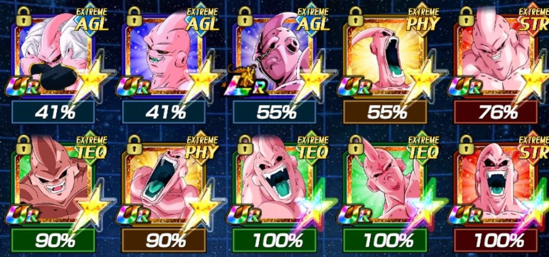 20 slots ✌️ 
#DokkanBattle #chainbattle