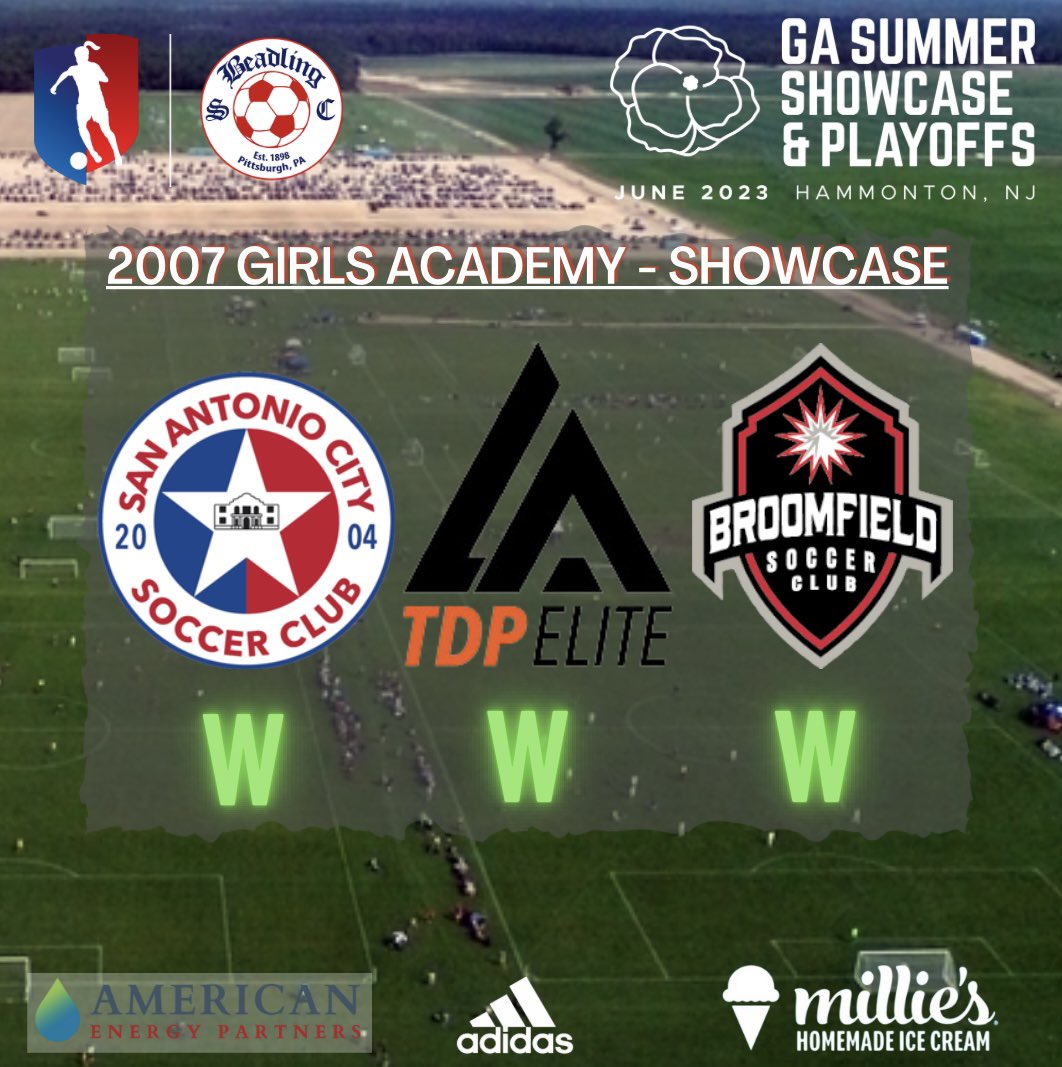 BeadlingSoccer's tweet photo. Congratulations to our 2007 Girls Academy team for finishing the GA Summer Event with 9 points and going home 3-0 💪🏻 Safe travels back and great way to end the season! @beadling2007GA #WearTheB https://t.co/2DOYBRMtuW