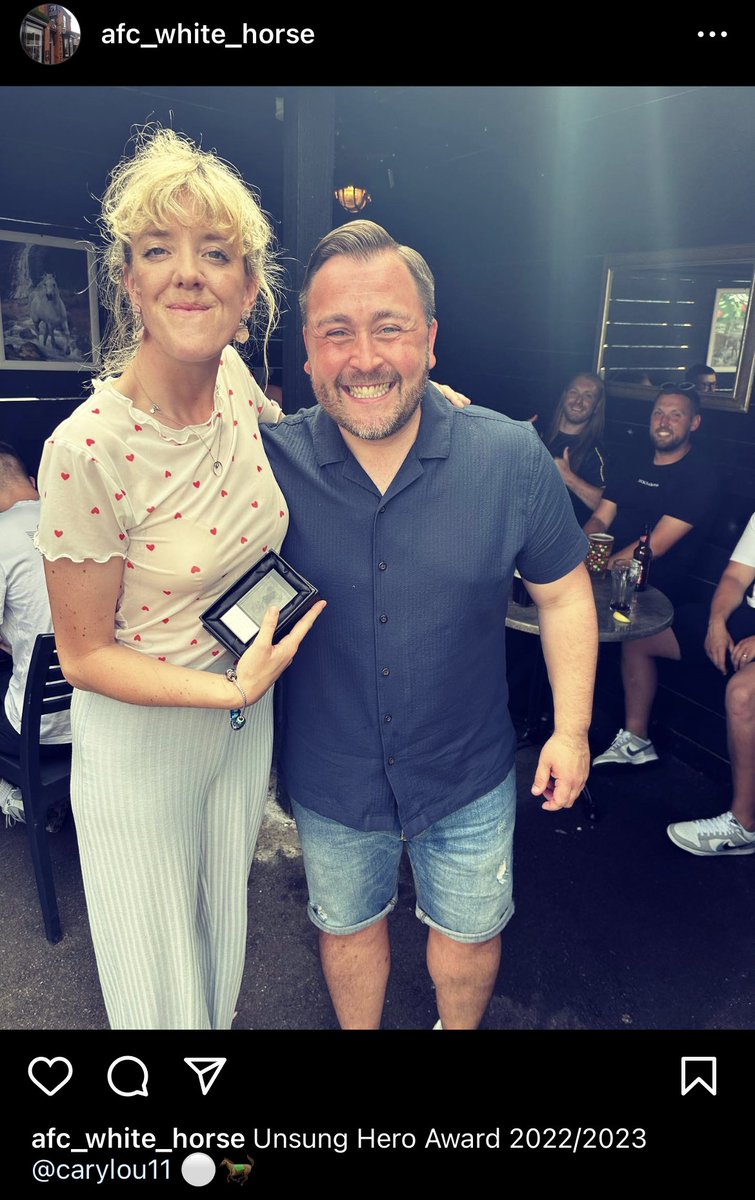 Unsung Hero 2022/2023 🥇 

<a href="/CarysRipley/">Carys Ripley</a> 

⚪️🐎 #presentation #afcwhitehorse