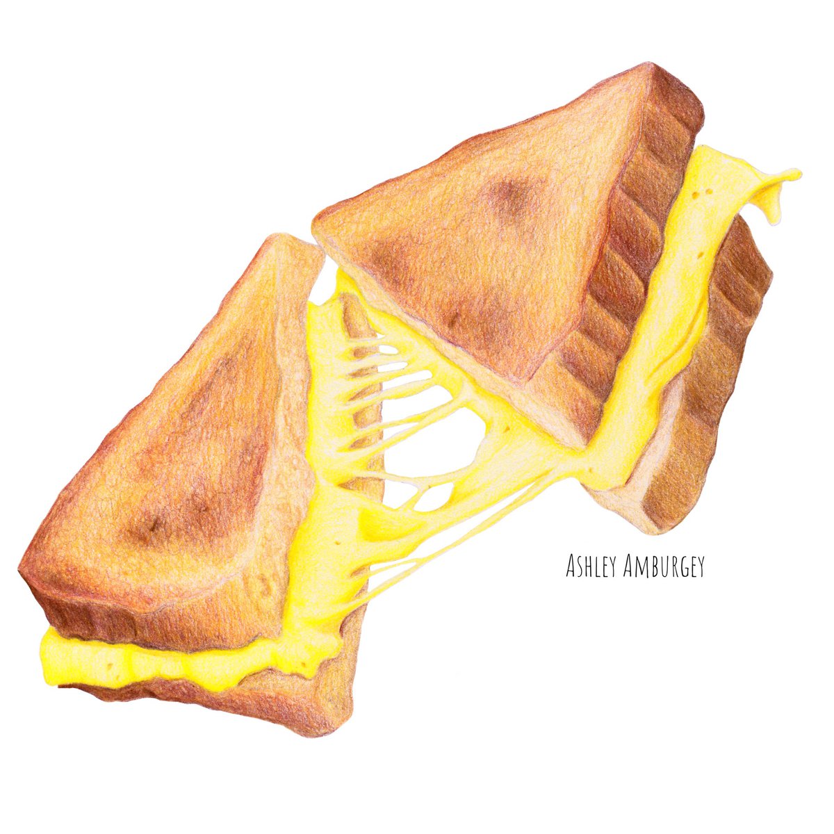 ✨New #Sketchbook Sunday #GrilledCheese #polychromo #colorpencil #art #illustration #timelapse 
Watch here: 👇
youtu.be/HGK2iKHMFAg via <a href="/YouTube/">YouTube</a>