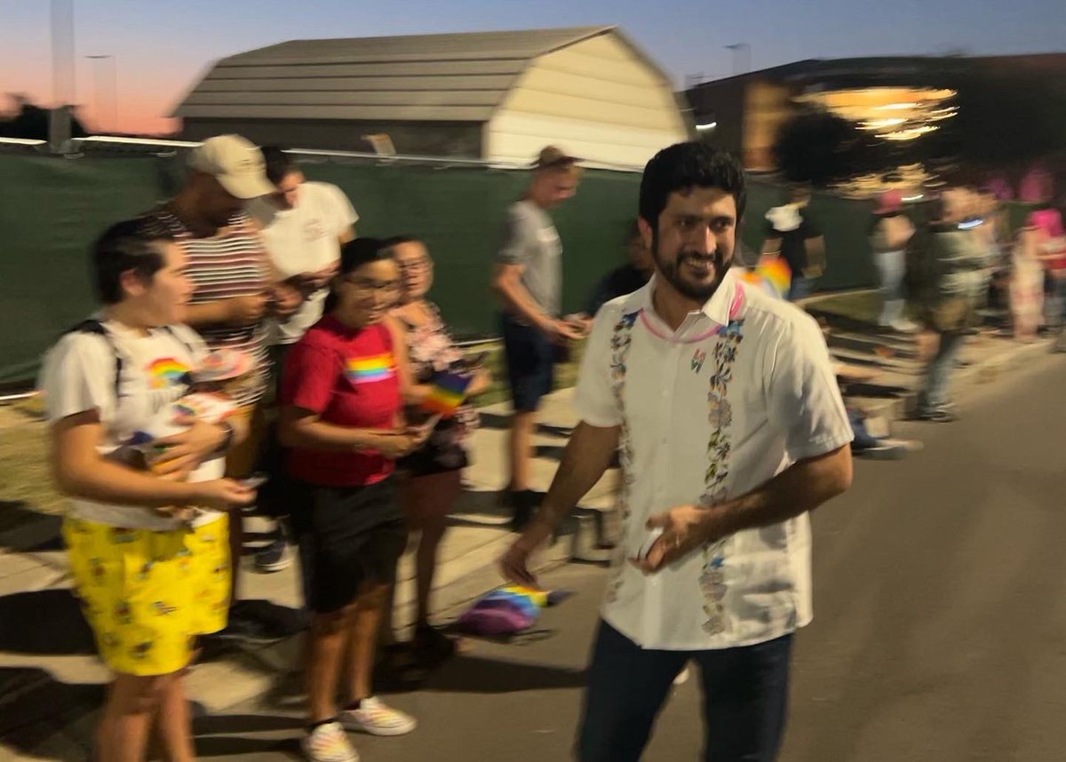 GregCasar's tweet photo. 🏳️‍🌈🏳️‍⚧️ Happy Pride Month from San Antonio, TX!! 

To our LGBTQIA+ neighbors, you make Texas proud 💗 https://t.co/UvJD4m4Q4Q