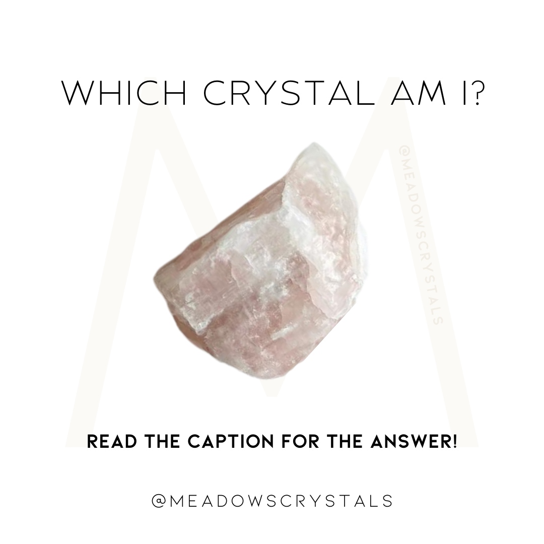 meadowscrystals's tweet photo. Did you guess right? Who else loves these beauties? Get yours in the shop:
https://t.co/2N2srsDVWv
#crystalquiz #knowyourcrystals #crystalproperties #crystalmeanings #healingcrystals #strawberrycalcite #pinkcalcite #calcitecrystals #meadowscrystals #crystalgame #rawcrystals https://t.co/Zf0JR0v9Yk