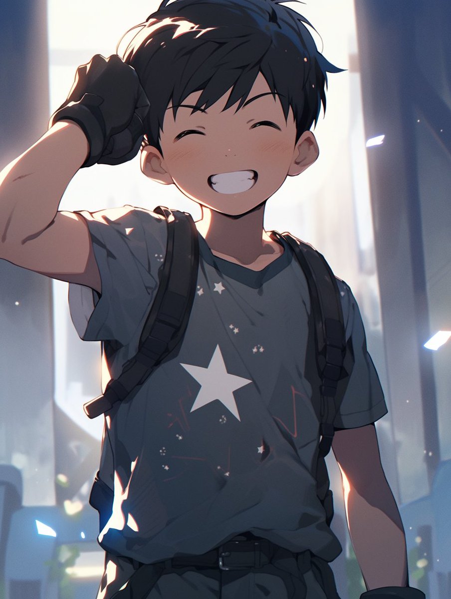 rotasukeAI's tweet image. たまにはBL的な絵を出してもらおうと思ったのに、気づいたら可愛い男の子の脇を模索していた...おかしいな...（笑顔がめっちゃお気に入り）