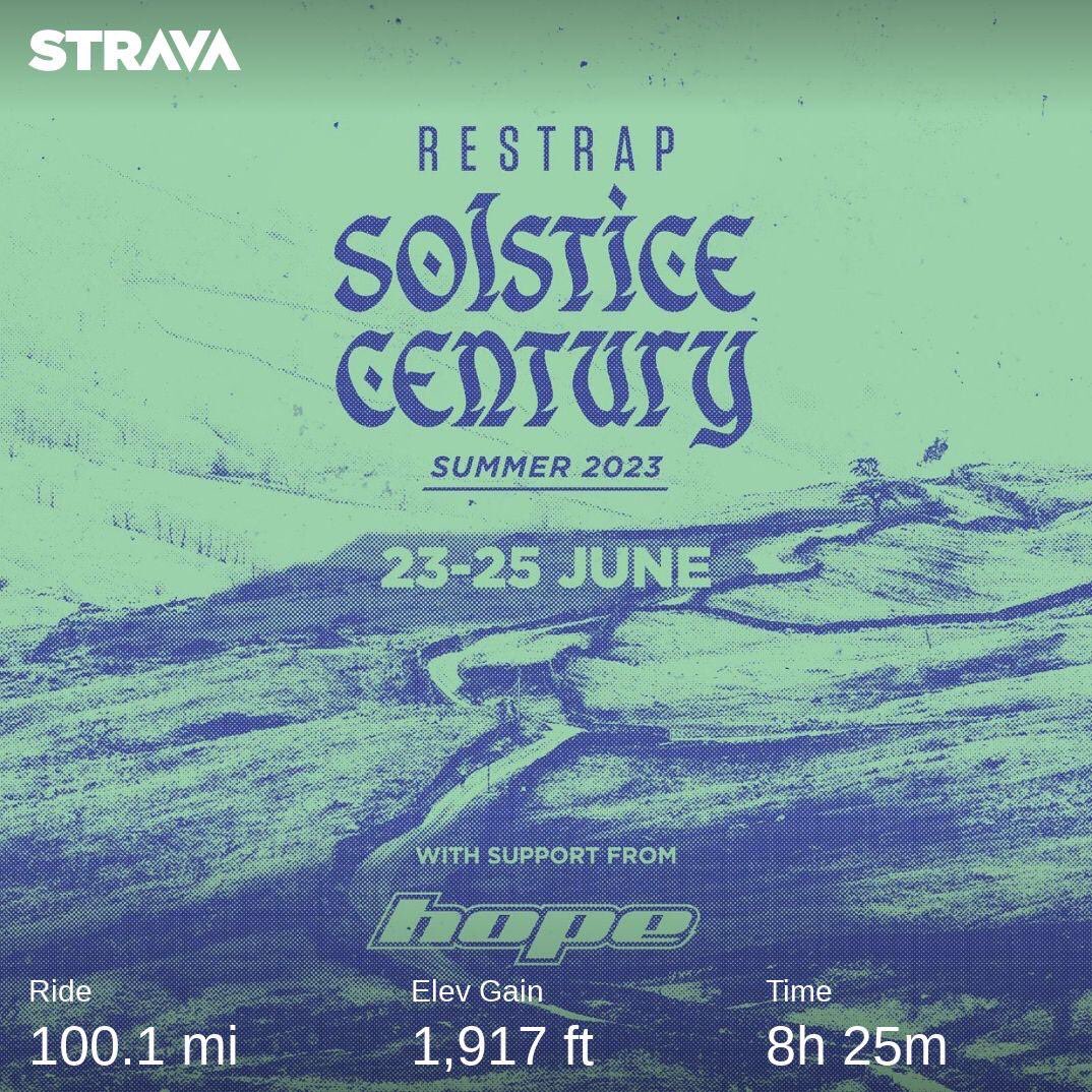 Leemetcalfe's tweet photo. You always know you’re in for a big ride when you leave the house at 4am! Cracking day in the saddle for the @RestrapLTD Solstice Century 🌅🚴#restrap #solstice https://t.co/clPRLs14rm