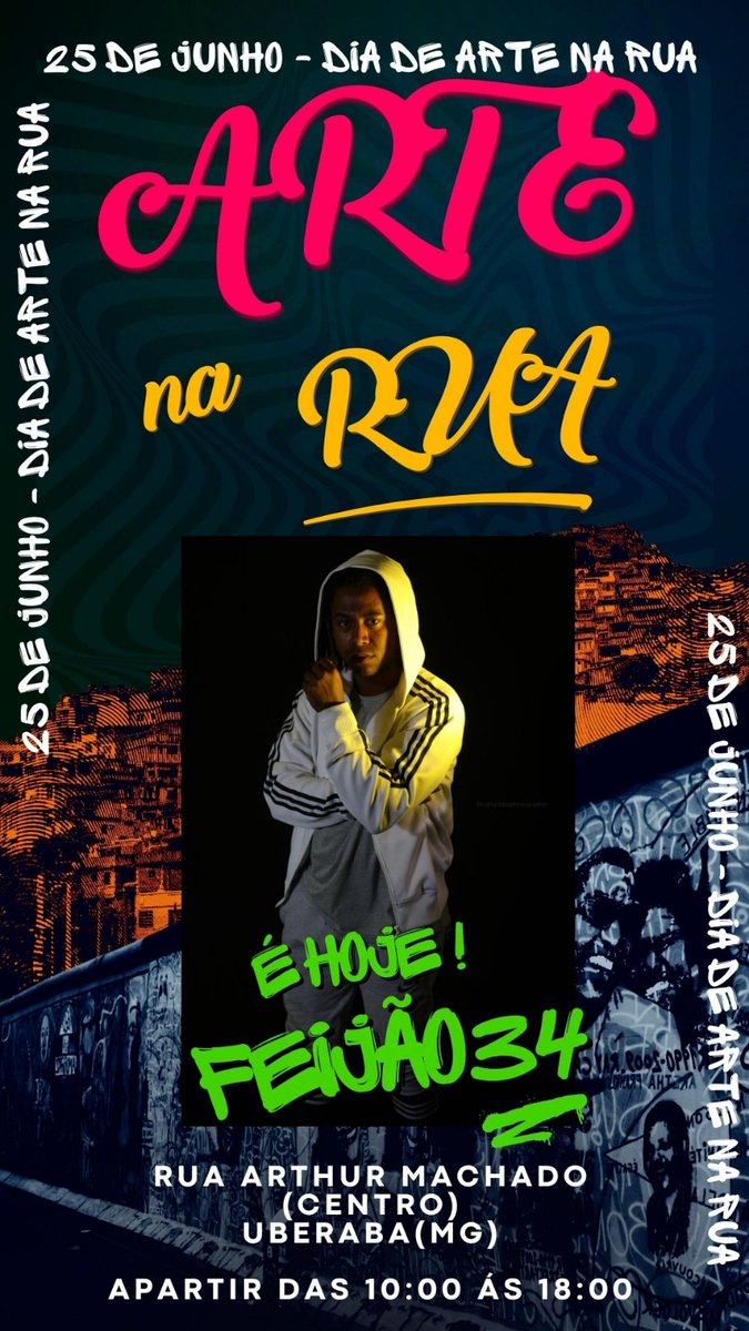 williamferndo's tweet photo. É hoje família , então espero todos vocês 🫵 lá. 15:30 estarei quebrando tudo.
Rua Arthur machado (Uberaba -mg) 4 edição do arte na rua.
#Uberaba #Uberabamg #uberabacity #rap #rapnacional https://t.co/S86rq1TRd3
