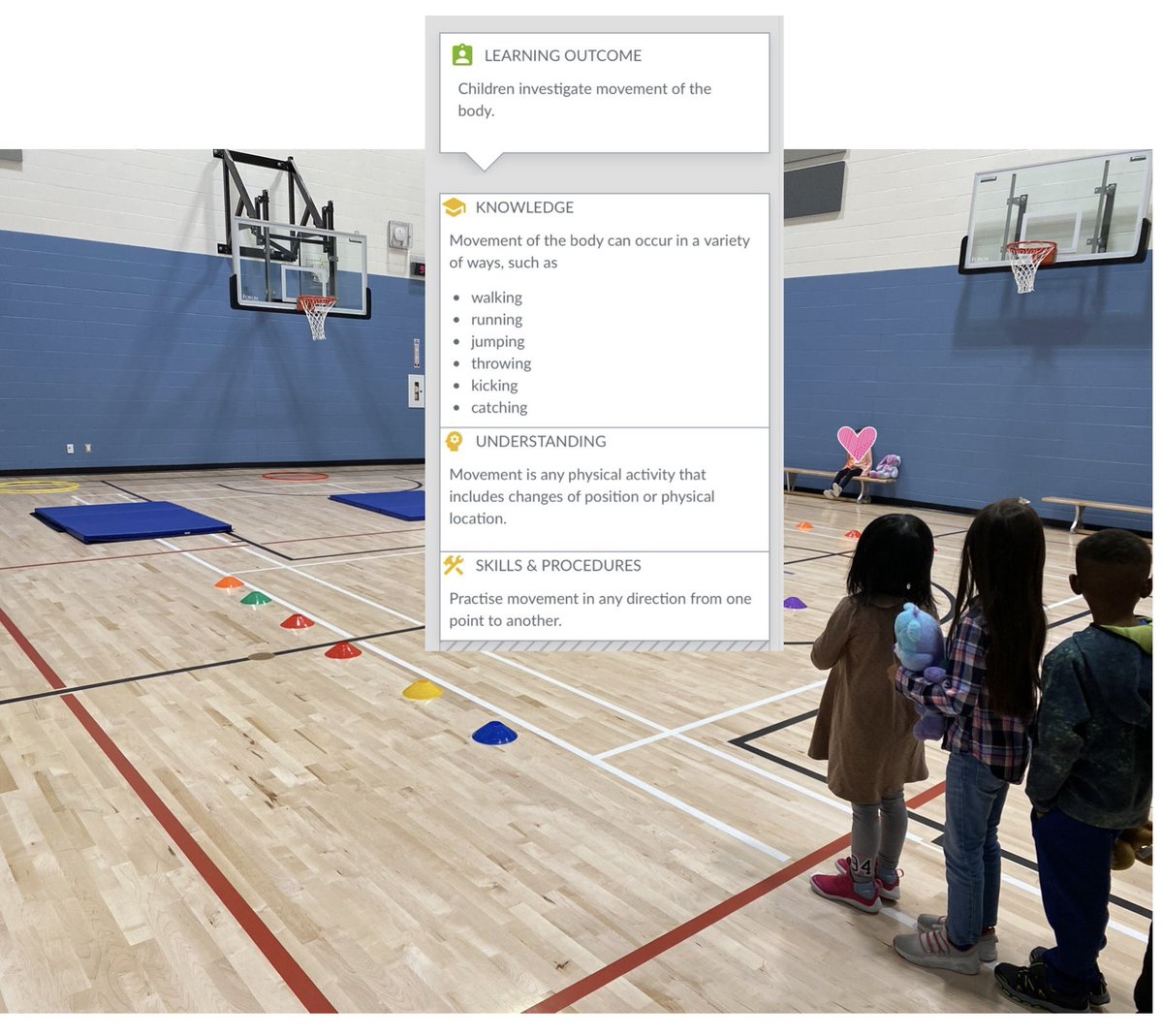 When it’s raining outside during the last week of school, is there anything better than a Kindergarten obstacle course? #abed #kinderchat